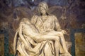 The pity: Michelangelo masterpiece in Saint Peter Basilica - Vat